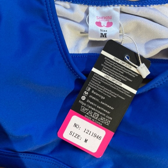 Shekini Scoop Swim Top Size M - Picture 3 of 3